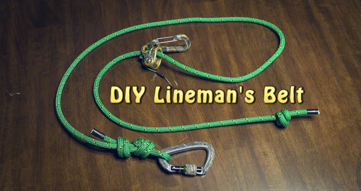 diy lineman's belt