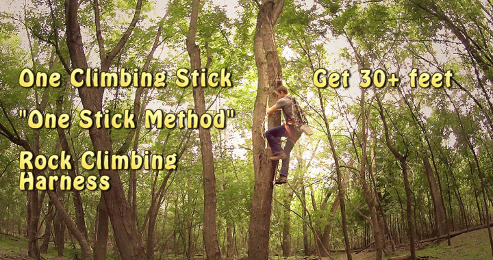 One Stick Climbing Method